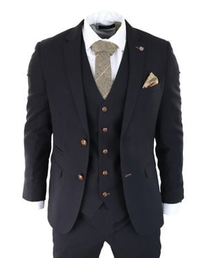 Paul Andrew Mayfair 3 Piece Grooms Suit - Blue