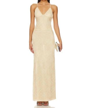 Nbd Cozette Maxi Dress - Natural