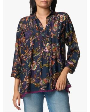 Johnny Was Pixy Blouse - Black