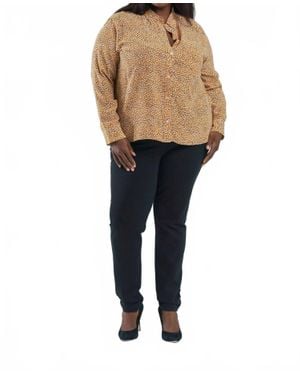 Equipment Leema Silk Shirt With Pocket - Blue