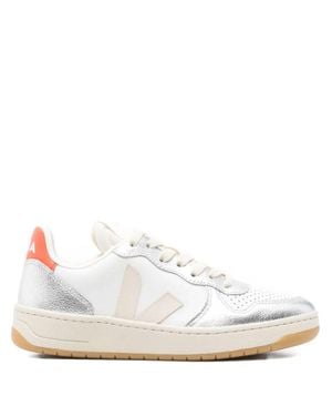 Veja V-10 Leather Sneakers - White