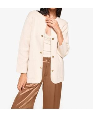 Cami NYC Allen Cotton Cashmere Cardigan - Natural