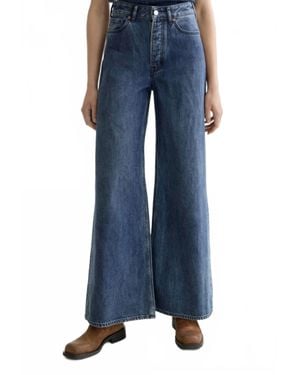 Scotch & Soda The Wave Wide Leg Jeans - Blue
