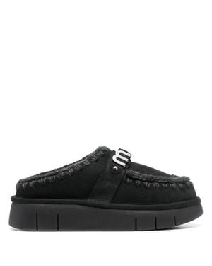 Mou Bounce Clog Metal Log - Black