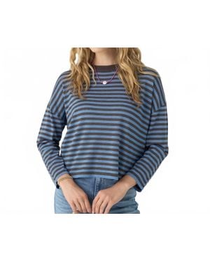 27milesmalibu Serena Long Sleeve Top - Blue