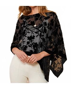 spartina 449 Sheer Velvet Topper - Black