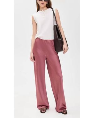 Vince Fluid Bias Pant - Red