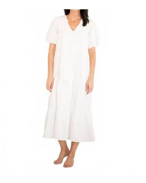Sugarlips Tulum Tiered Dress - White