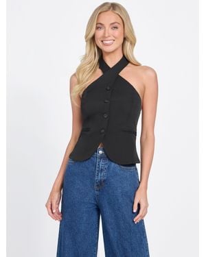 Guess Kaleesi Halter Top - Blue