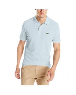 Lacoste Classic Pique Slim Fit Short Sleeve Polo - Blue