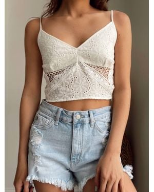 Line & Dot Lydia Tank Top - Blue