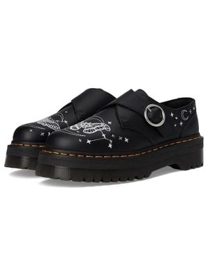 Dr. Martens Celestial R41277001 Leather Platform Shoes Zogg1362 - Black