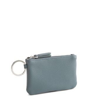 Vera Bradley Outlet Faux Leather Zip Id Case - Blue