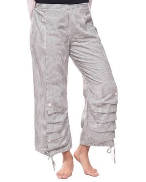 Tulip Clothing Scooter Button Pant - Gray
