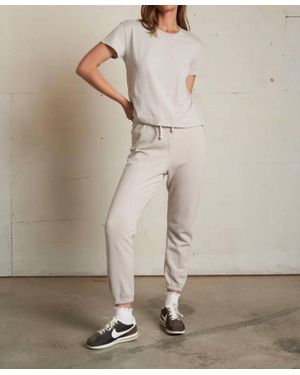 PERFECTWHITETEE Harley Boxy Crew Tee Top - Natural