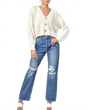 Kancan Hilana Ultra High Rise 90's Boyfriend Jeans - Blue