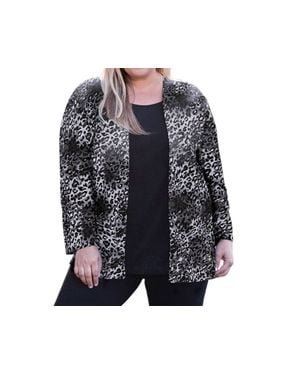 On The Plus Side Layla Twofer Top - Black