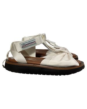 Zimmermann Bow Front Sandal - Metallic