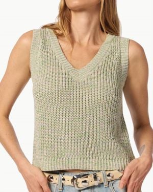 SABLYN Lili V-Neck Tank - Green