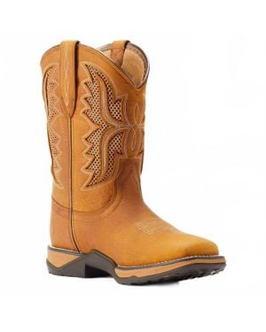 Ariat Anthem Venttek Waterproof Western Boots - Brown