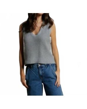 PERFECTWHITETEE Peggy Sweater Tank Top - Black