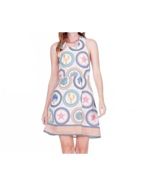 J joy The Seaside Siren Tie Back Halter Dress - White