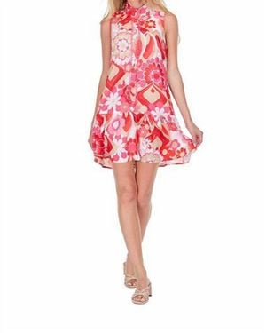 J joy Zinnias Mini Dress - Red