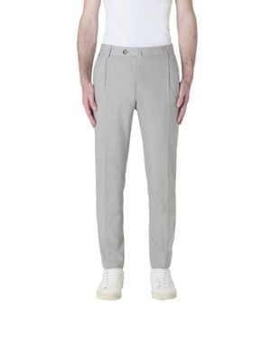 GTA Pantaloni Slim Fit Tailored Pants - Gray