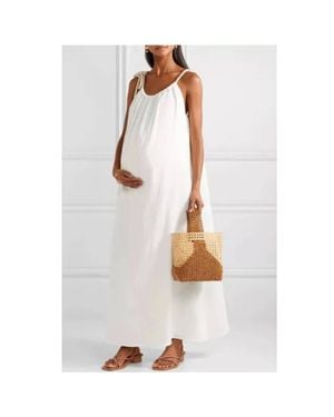 HATCH Sienna Maternity Dress - White
