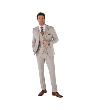 Paul Andrew Mayfair 3 Piece Grooms Suit - Gray