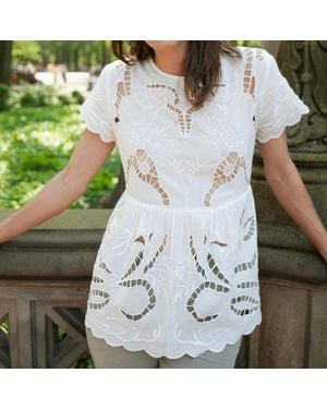 Guadalupe Chloe Blouse - Gray