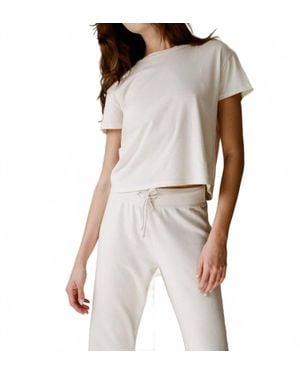 By Together Charlotte Organic Cotton Elevated Tee - White