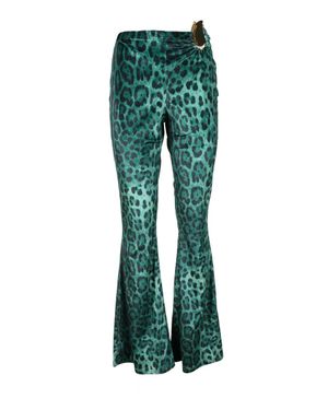 Alberto Audenino Polyester Stretch Pants - Green