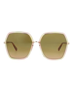 Chloé Square-Frame Sunglasses - Green