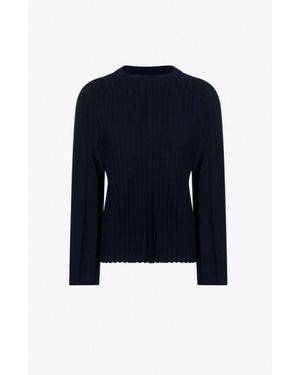 Iris Setlakwe Merino Blend Bell Sleeve Sweater - Blue