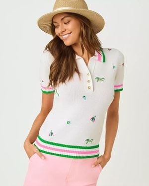 Lilly Pulitzer Suzette Embroidered Sweater - White