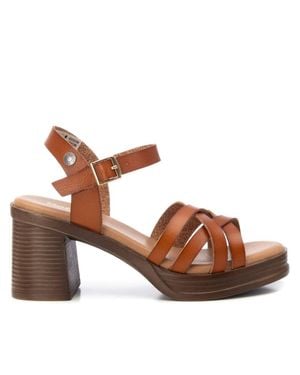 Xti Fashion Heeled Sandals Refresh By - Brown
