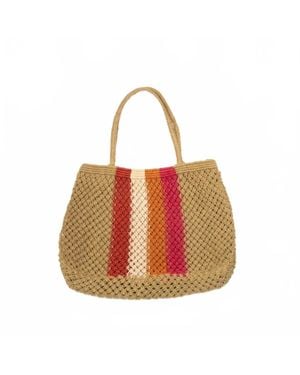 Per Lei New York Makara Market Tote - Orange