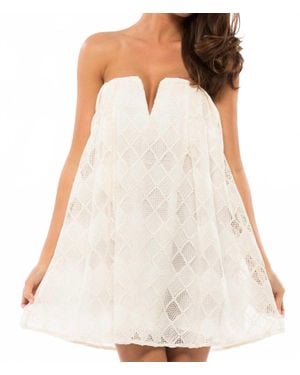 StyleStalker Empire Strapless Dress - White
