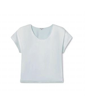 PJ Harlow Roxxy All Satin Tee - Blue