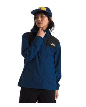 The North Face Antora Rain Jacket Estate Waterproof Hooded Gbo2993 - Blue