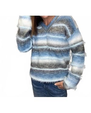 Charlie b Charleston Space Dye Sweater - Blue