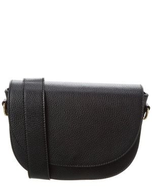 Jijou Capri Hilly Leather Satchel - Black