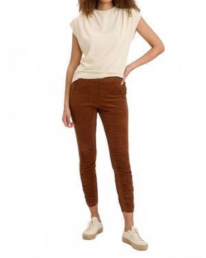 XCVI Cord Penny Leggings - Brown