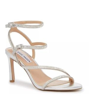 Steve Madden Graycen Sandals Metallic Stiletto Heel Gal2048