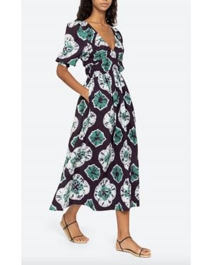 Sea Aveline Puff Sleeve Dress - White