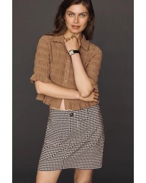 Maeve Colette Mini Skirt - Gray