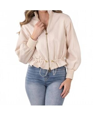 Emily Mccarthy Bailey Bomber Jacket - Blue