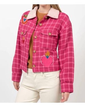 Ivy Jane Flaming Heart Jacket - Pink