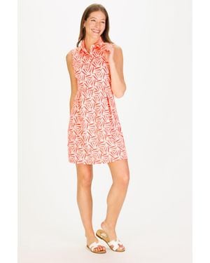 Duffield Lane Rosanna Polo Dress - Pink